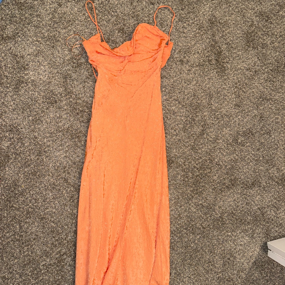 Lost + Wander Orange Dress